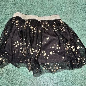 Black and gold girls skirt